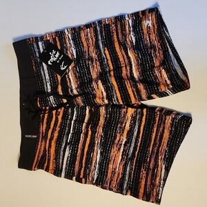 Pacific Surf Men's Size Large Multi-Color Surfer Print Vintage Surf Swim Trunks